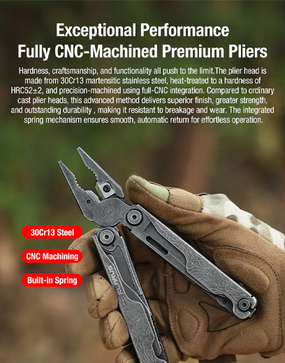 Klarus MT07 Horizon Noir - Pince multifonction multitool 20-en-1