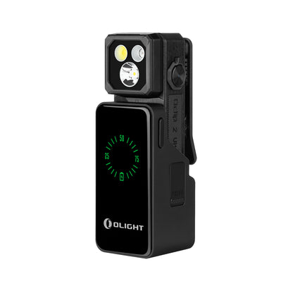 Olight Oclip 2 Ultra Premium - Lampe clip EDC double axe, lumière rouge et UV