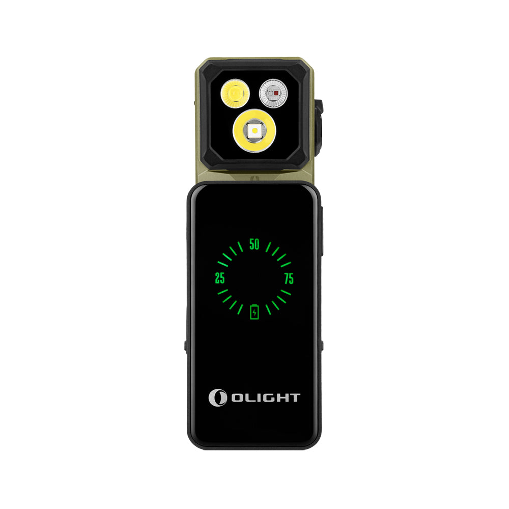 Olight Oclip 2 Ultra Premium - Lampe clip EDC double axe, lumière rouge et UV