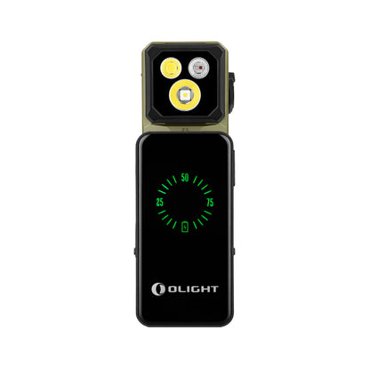 Olight Oclip 2 Ultra Premium - Lampe clip EDC double axe, lumière rouge et UV