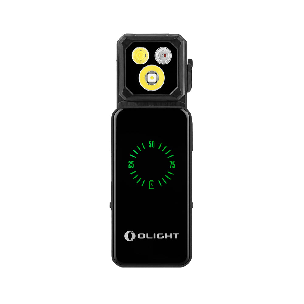 Olight Oclip 2 Ultra Premium - Lampe clip EDC double axe, lumière rouge et UV