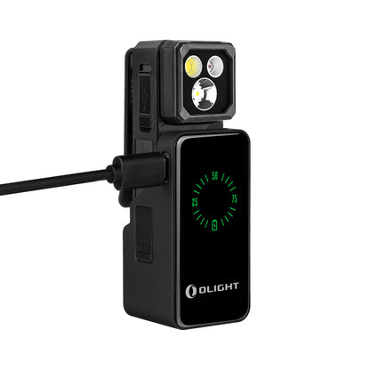 Olight Oclip 2 Ultra Premium - Lampe clip EDC double axe, lumière rouge et UV