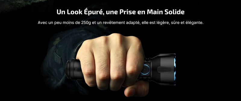 Lampe Torche Olight Javelot - 1350 Lumens rechargeable longue portée  NYCTALOPE  