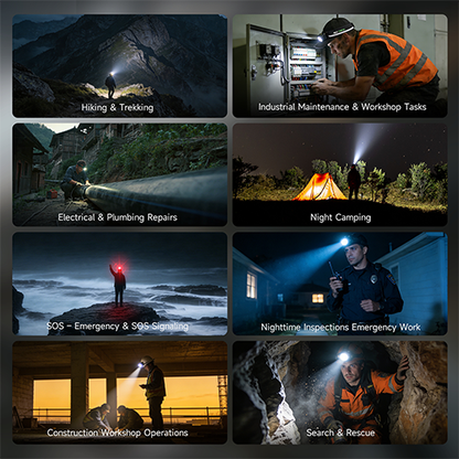 Lampe Frontale Professionnelle Nextorch eStar – 1300 Lumens