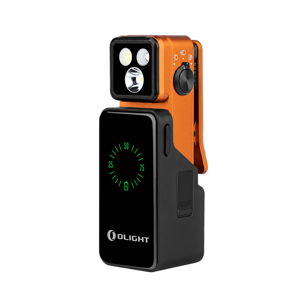 Olight Oclip 2 Pro Premium - Lampe clip rechargeable avec station de charge