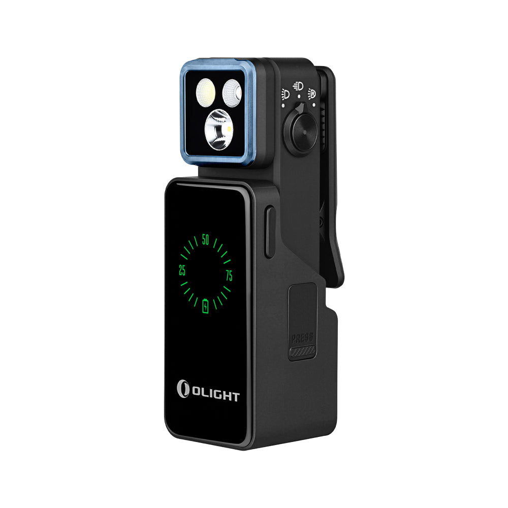 Olight Oclip 2 Pro Premium - Lampe clip rechargeable avec station de charge