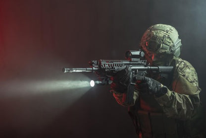 Armytek Parma C1IR - Lampe tactique blanche et infrarouge pour arme ou casque