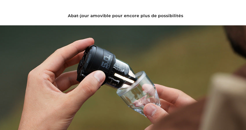 Olight FLEXTAIL MAX PUMP 3 – Mini pompe à air portable 3-en-1 avec lanterne 300 lm, rechargeable USB-C