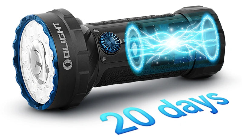 Lampe Torche Olight MARAUDER Mini 2 – 10000 Lumens rechargeable  NYCTALOPE  