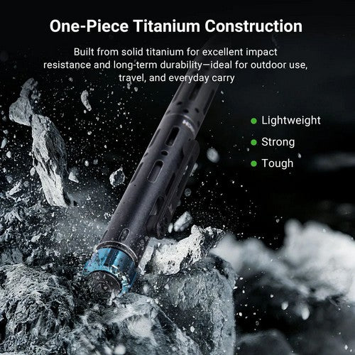 Nextorch NP12 Ti - Stylo tactique titane bolt-action à pointe brise-vitre