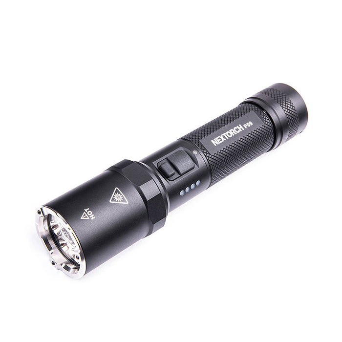 Nextorch P09 - Lampe tactique 2000 lumens 4 sources blanc, UV, rouge et bleu