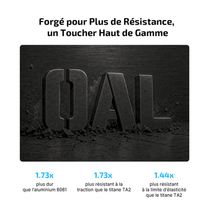 Olight Oclip 2 Ultra - Lampe clip EDC double axe, lumière rouge et UV