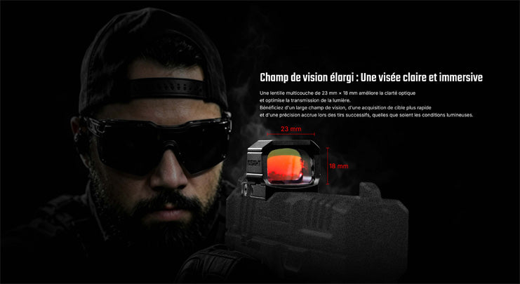 Olight Osight SE DPP - Viseur point rouge fermé à empreinte DPP