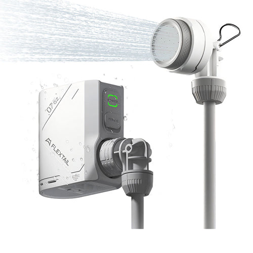 Olight Flextail Tiny Shower — mini douchette électrique portable pour le camping, rechargeable USB-C