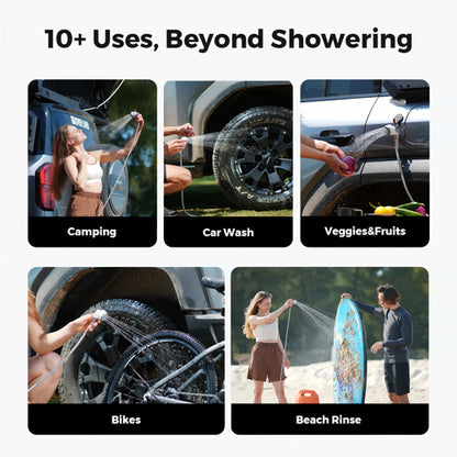 Olight Flextail Tiny Shower — mini douchette électrique portable pour le camping, rechargeable USB-C