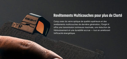 Olight Osight K - Viseur reflex ouvert point vert 6 MOA à empreinte RMSc