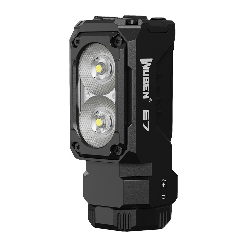 Wuben E7 - Lampe frontale LED rechargeable 1800 lumens