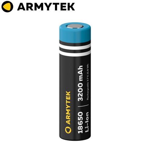 Batterie Armytek 3200mAh 18650 Li-ion lampe Wizard, Elf, Predator, Viking,  prime