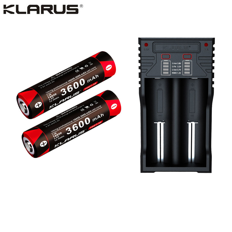 Chargeur Powerbank Klarus K2 USB 2 baies, intelligent + 2