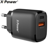 XPower VQT33 chargeur secteur adaptateur USB et USB-C