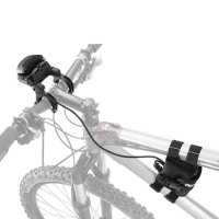 Hama Support de lampe de poche universel pour guidon de vélo, rotatif à 360  °, noir